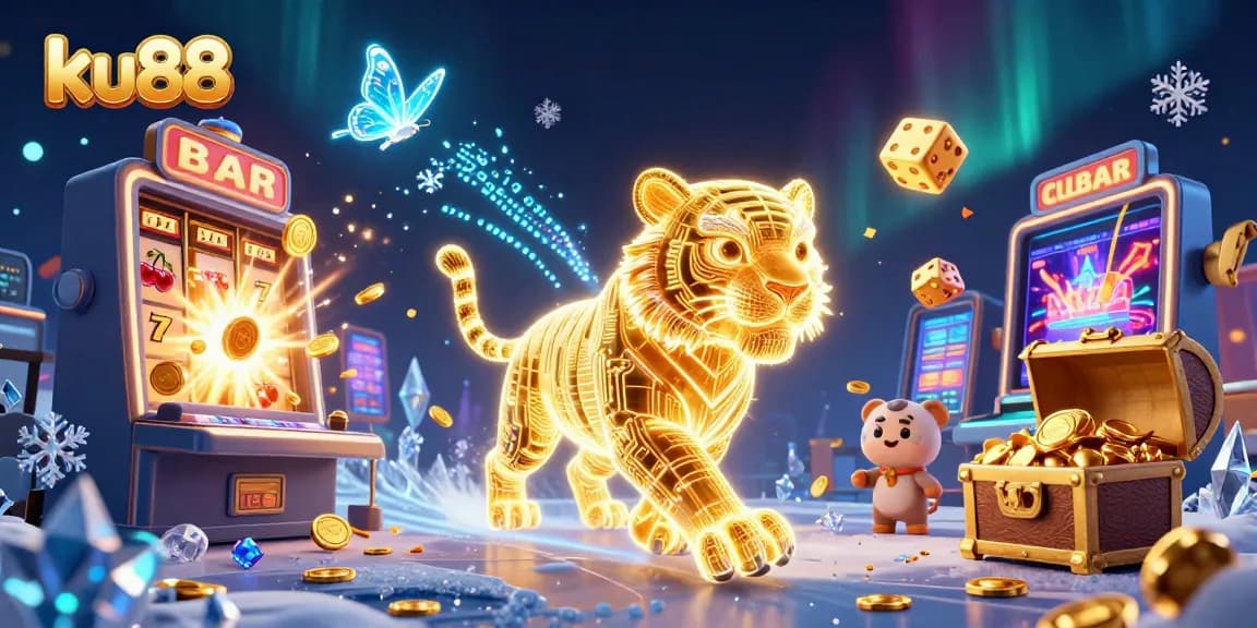 Engage with ku88’s thrilling gaming action, featuring vibrant casino elements and dynamic visuals.