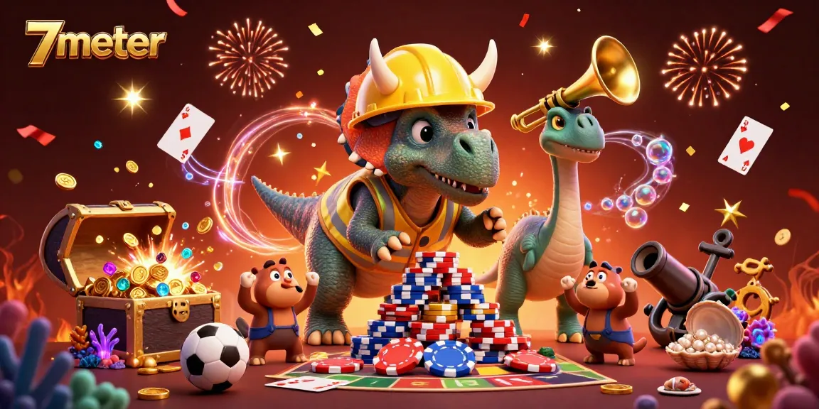 7meter platform hosts an energetic sports betting scene celebrating big wins with dynamic, colorful elements.