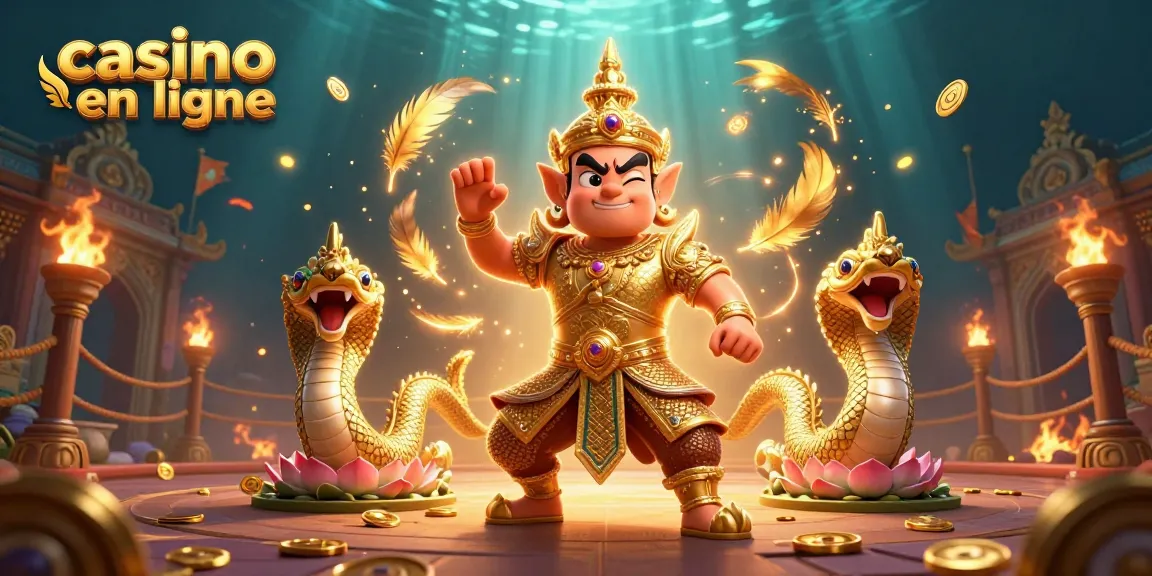 Célébrez des gains dans un casino en ligne dynamique avec des personnages 3D inspirés de la culture asiatique.
