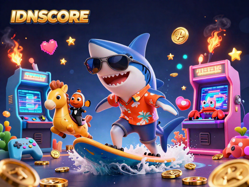 Engage with IDNSCORE’s thrilling casino experience featuring unique 3D characters and vibrant gaming elements.