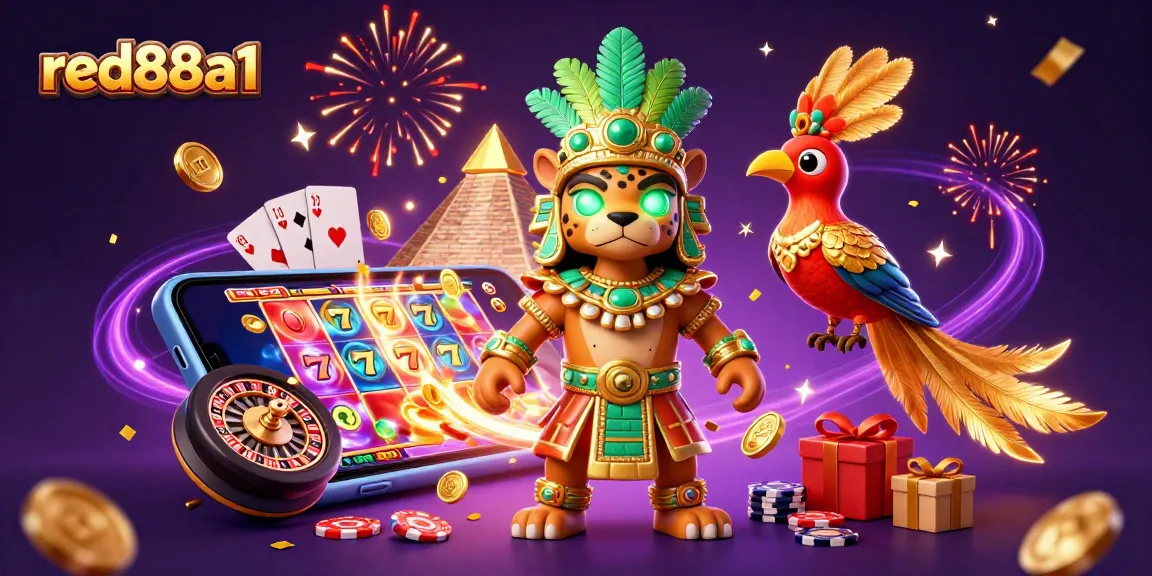 Engage with exciting red88a1 slot games featuring vibrant characters and dynamic casino elements.