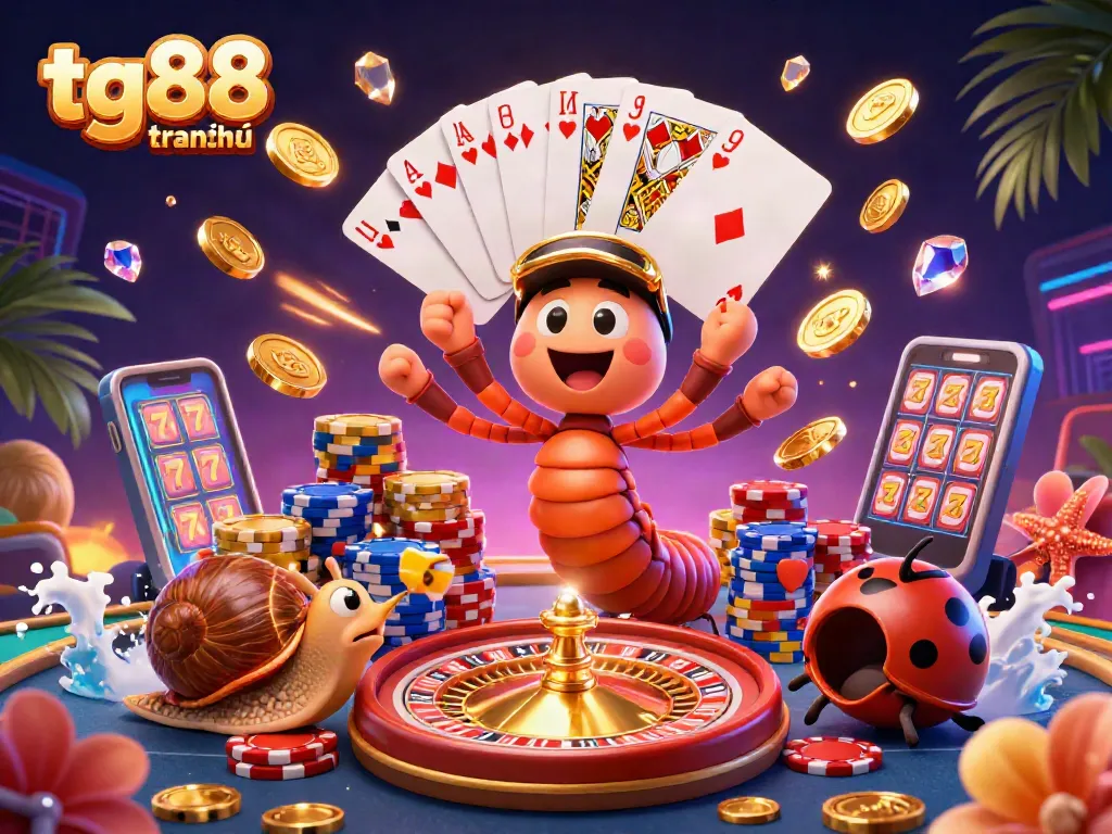 Engage with tg88 trang chủ: experience thrilling gaming, with dynamic casino scenes and vibrant characters.
