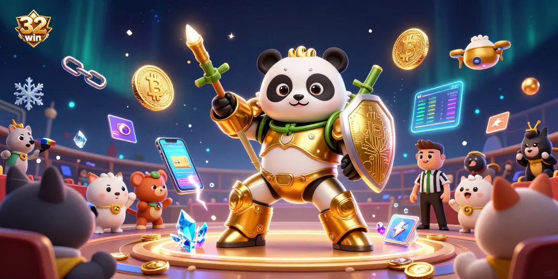 Experience exciting gaming at 32win with vibrant visuals, energetic characters, and thrilling casino action.