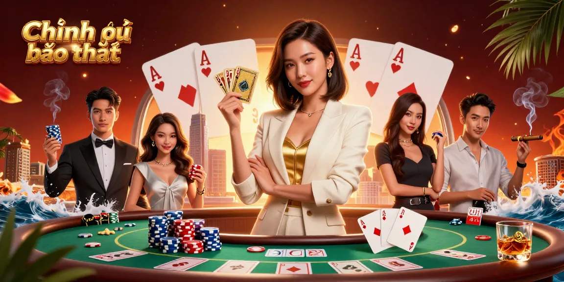Experience top-notch gaming with Chính sách bảo mật ensuring player data security in a vibrant casino scene.
