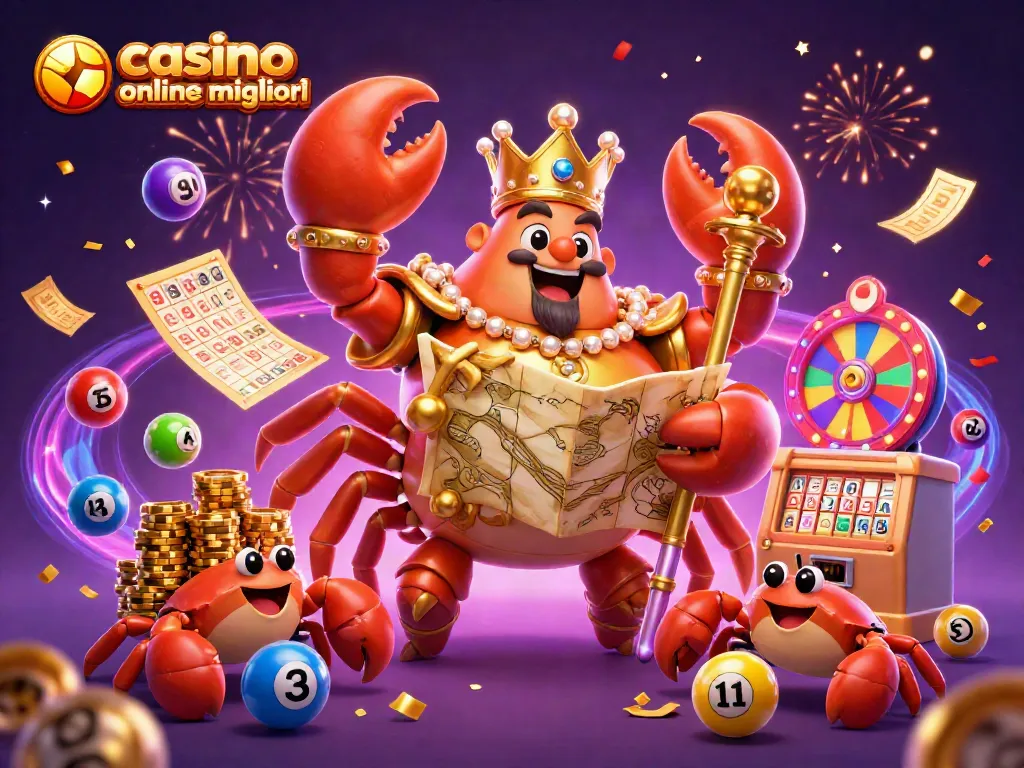 I casino online migliori entusiasmano con un imperatore granchio dorato e premi straordinari