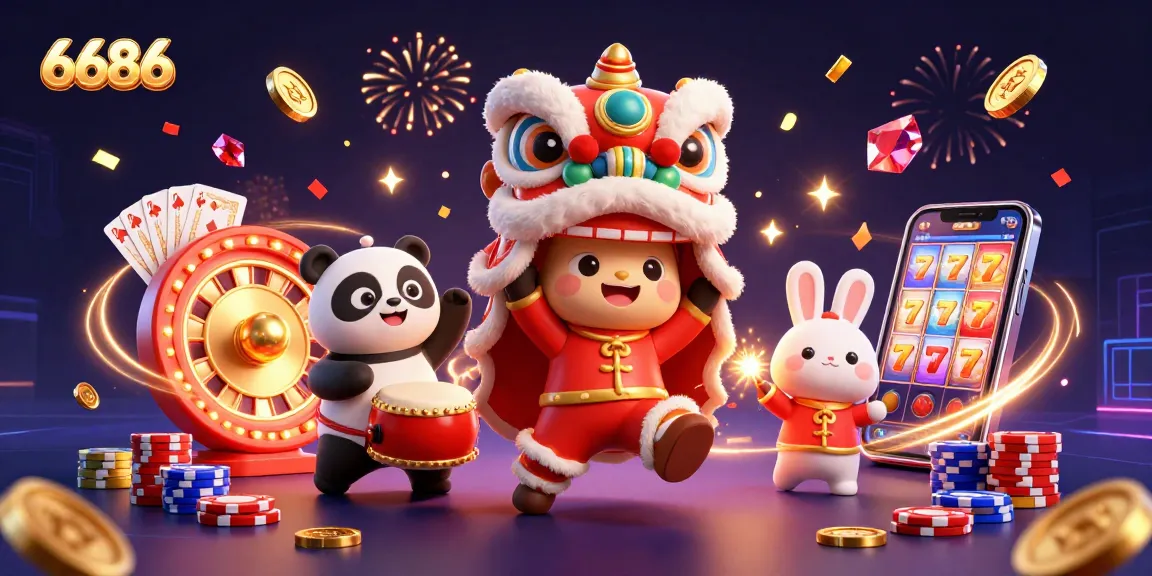 Engage with the vibrant 6686 casino experience featuring dynamic characters and brilliant game elements.