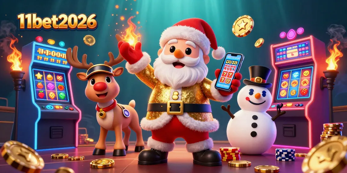 Engage with exciting jackpot slots at 11bet2026 with Santa and festive elements.