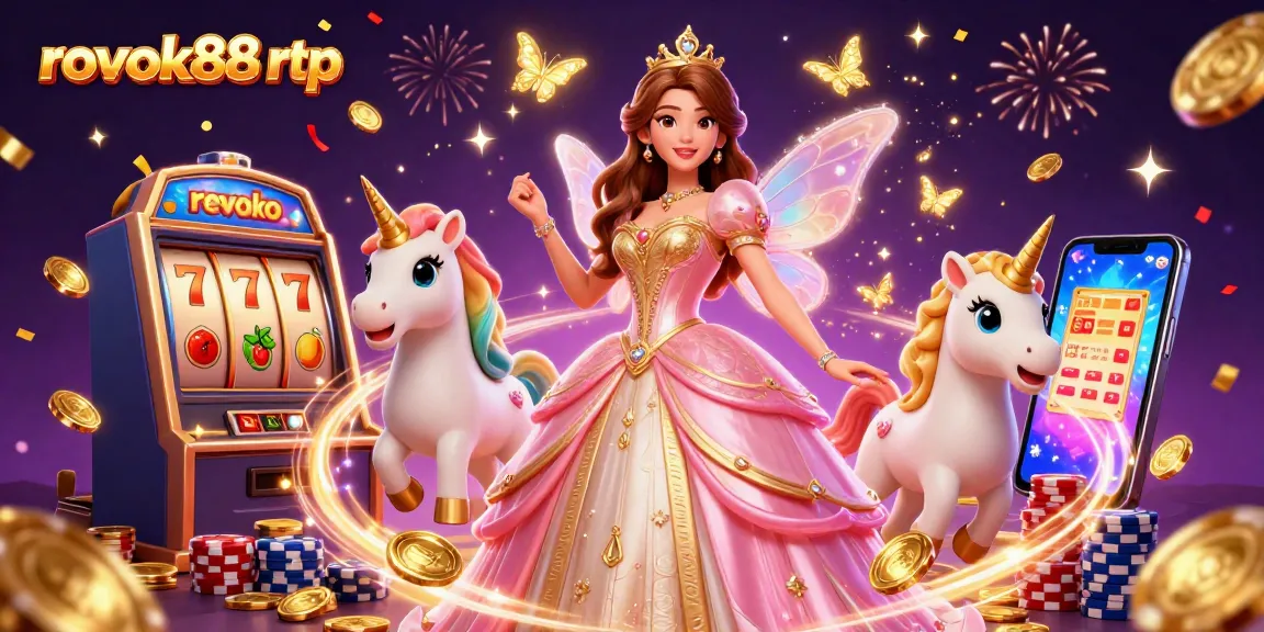 Spin the reels with excitement at rokok88 rtp showcasing vibrant gaming elements and enchanting characters.