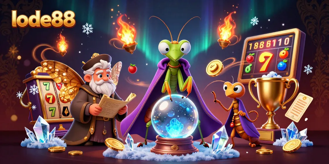Experience thrilling slots and jackpots at lode88 with a magical scene of fortune tellers and ancient mysteries.