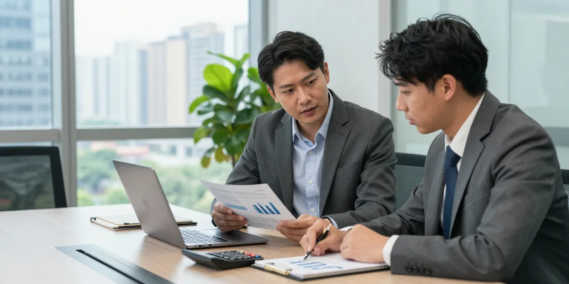 uk merchant cash advance consultation scene with business professional and client discussing financial solutions