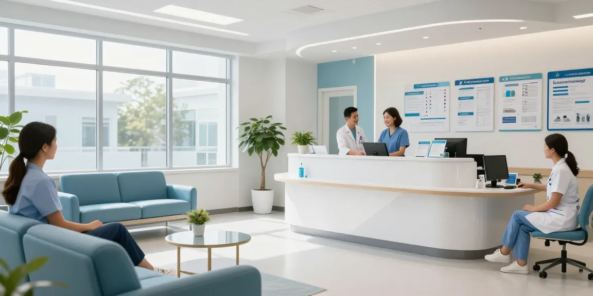 Luck8 healthcare services navigating patient care in a modern clinic.