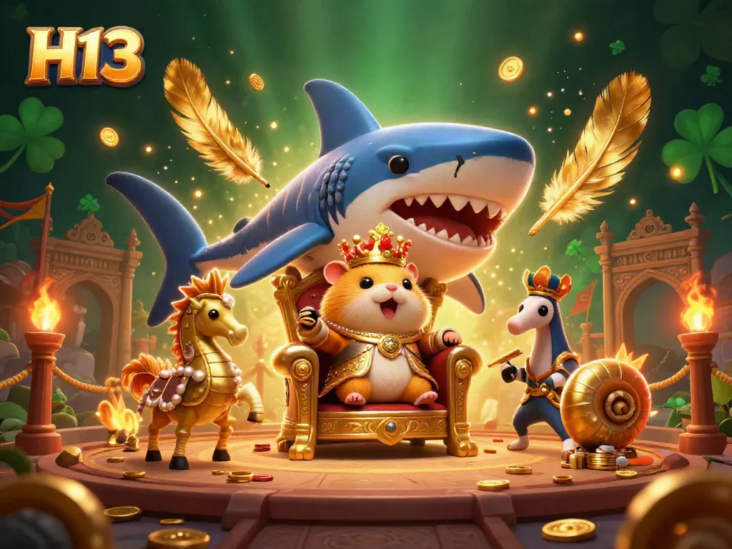 Engage with H13's thrilling games featuring vibrant 3D characters and dynamic casino elements.