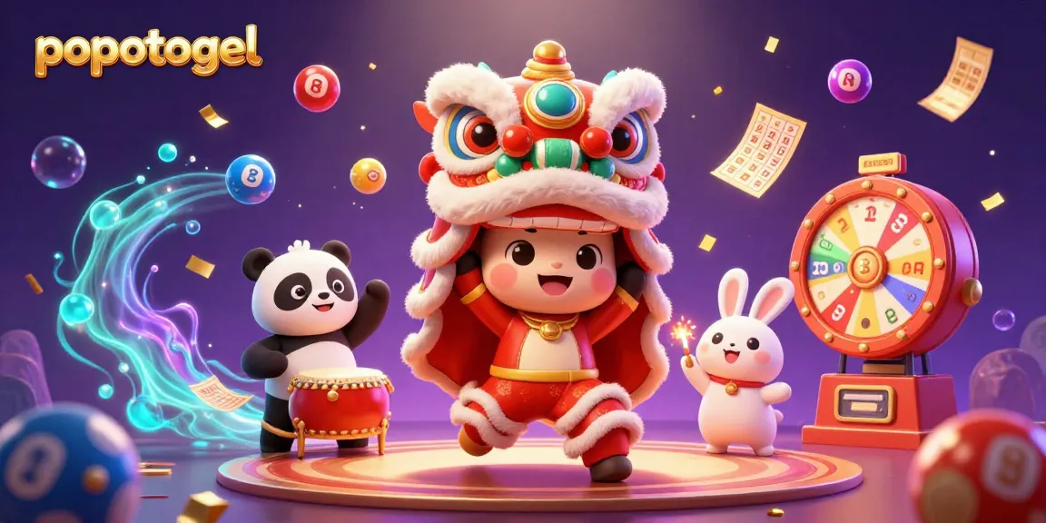Experience excitement with popotogel’s colorful lottery scene, featuring lively characters and vibrant game elements.