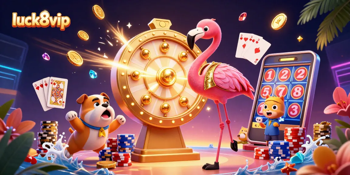 Experience the excitement of luck8vip while winning big with captivating casino elements and dynamic characters.