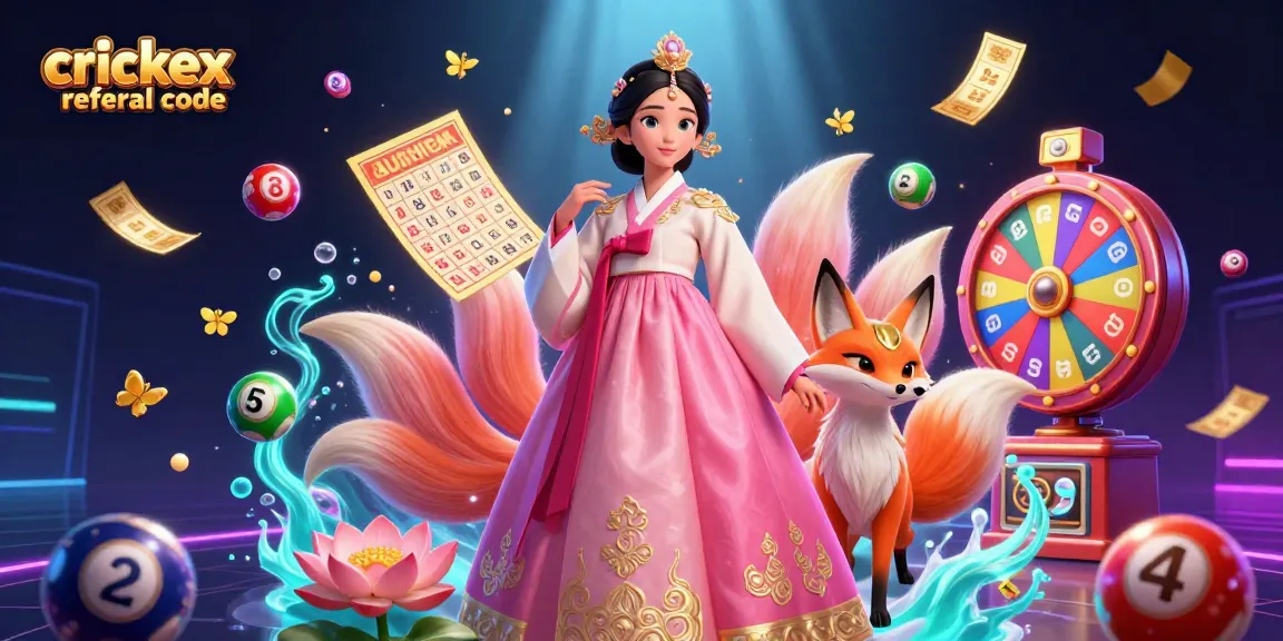 Win big with the crickex referral code while enjoying this vibrant casino-themed illustration.