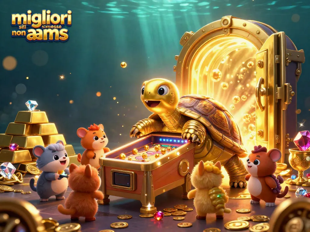 I migliori siti scommesse non AAMS offrono emozioni con un tortoise dorato e ricchezze scintillanti