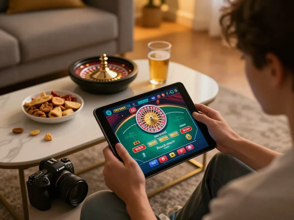 Engaging in strategic gameplay on the hay88x casino app, with action shown on the roulette table.