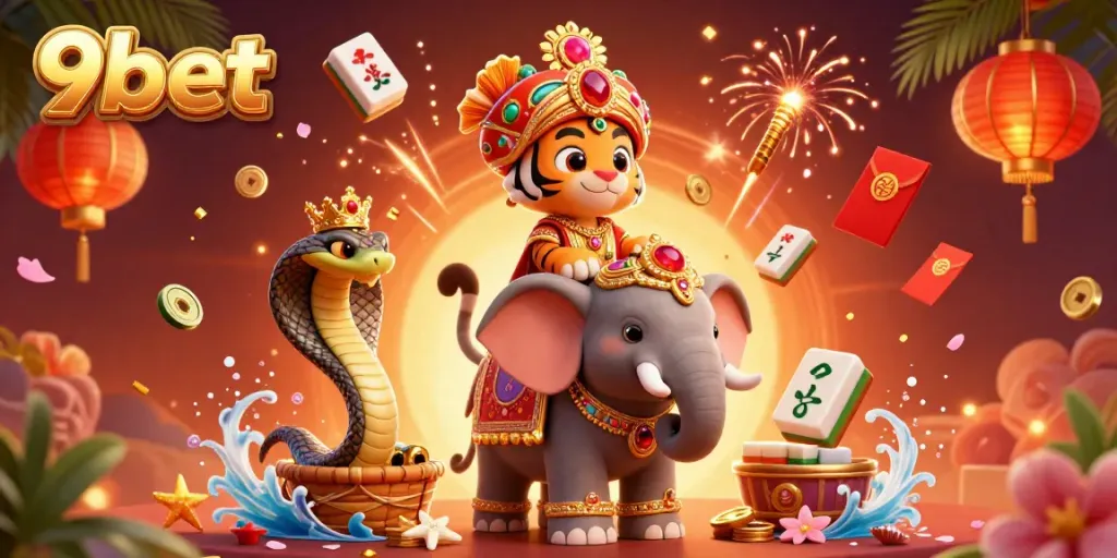 Experience the vibrant world of 9bet with captivating characters and exciting game elements for online gambling.