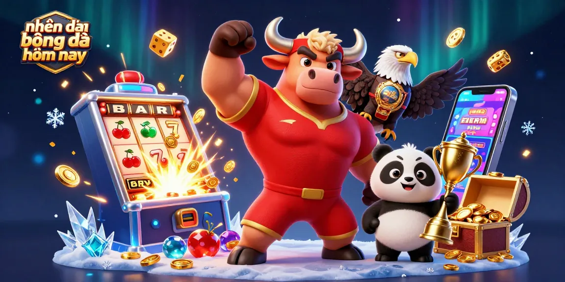 Engage with nhận định bóng đá hôm nay in a vibrant casino scene featuring dynamic characters and exciting gaming elements.
