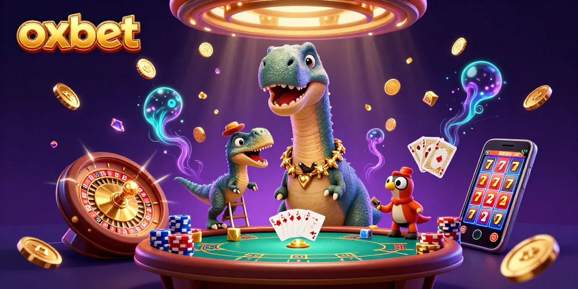 Experience the excitement of oxbet's vibrant casino atmosphere with interactive games and dynamic characters.