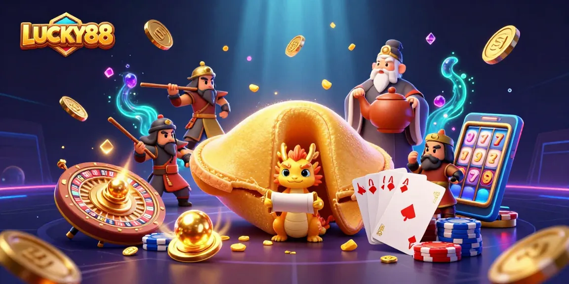LUCKY88 delivers thrilling casino excitement with golden treasures and vibrant game elements.