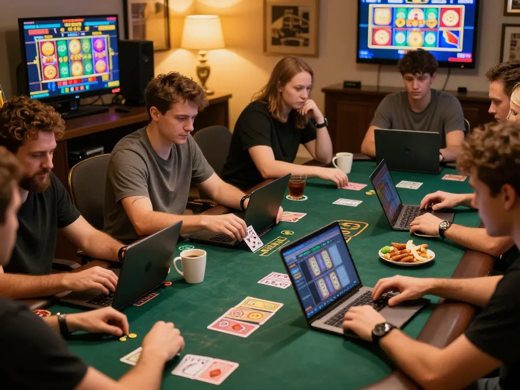 Players enjoying their favorite games on qh88go platform with an inviting home atmosphere